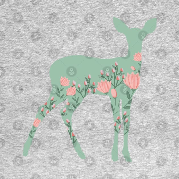 Bambi in the forest by Red Zebra